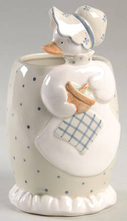 Betty Duck Figural Utensil Holder