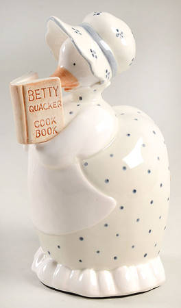 Betty Duck Single China Bookend