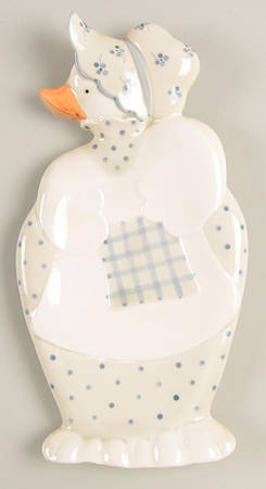 Betty Duck Figural Spoon Rest