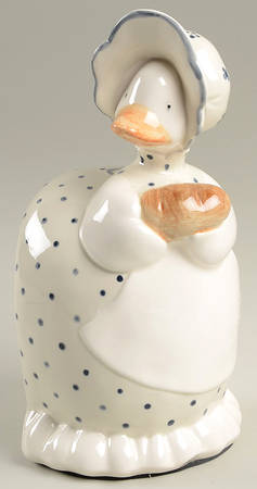 Betty Duck Single China Bookend