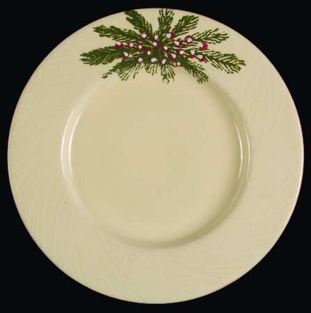 Christmas Pine Salad Plate