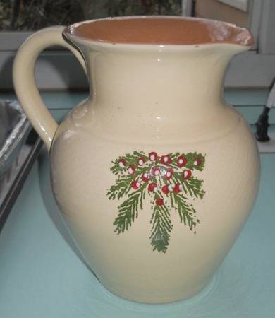 Christmas Pine Pitcher