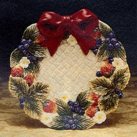 Summer Berry Patch Canape Plate
