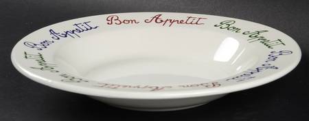 Bon Appetit Rim Soup Bowl