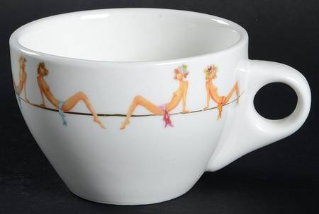 Dirty Dish Flat Cup