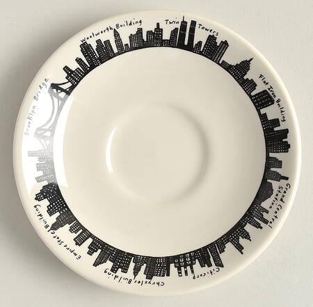 212 New York Skyline Saucer