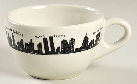 212 New York Skyline Flat Cup