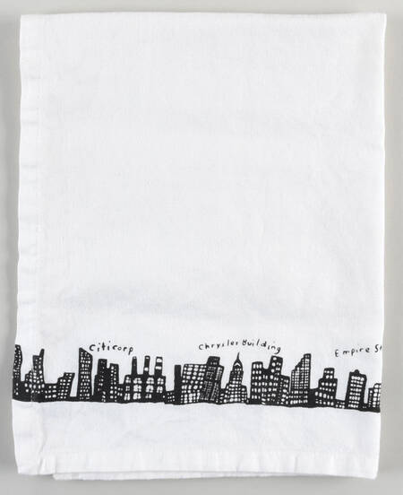 212 New York Skyline Cloth Dish Towel
