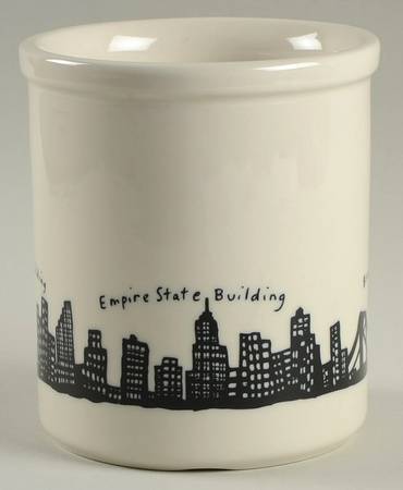 212 New York Skyline Small Open Crock