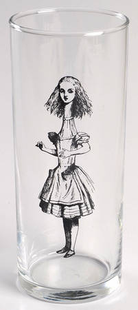Alice in Wonderland Glassware Tall Tumbler