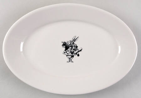 Alice in Wonderland 13" Oval Serving Platter