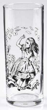 Alice in Wonderland Glassware Tall Tumbler