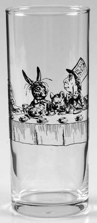 Alice in Wonderland Glassware Tall Tumbler