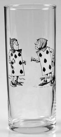 Alice in Wonderland Glassware Tall Tumbler