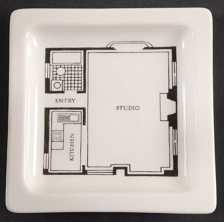 Floorplan Bread & Butter Plate