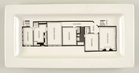 Floorplan 12" Rectangular Tray