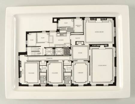 Floorplan 16" Rectangular Serving Platter
