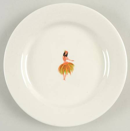 Hula Salad/Dessert Plate
