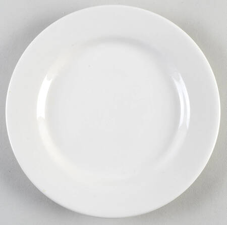 Diner White Salad Plate