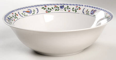 Faience 9" Round Vegetable Bowl