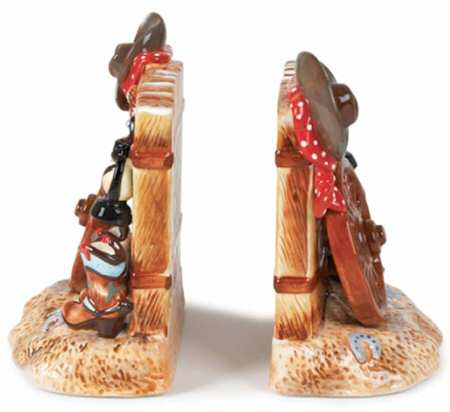 Lantana Figural China Bookend - Set of 2
