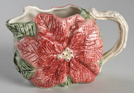 Poinsettia Creamer