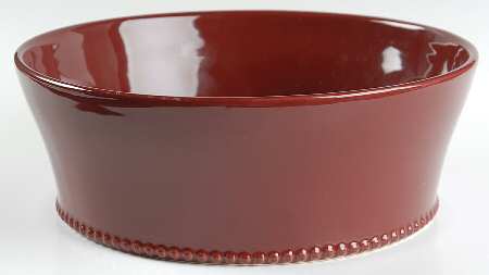 Red Currant 11" Round Serving Bowl