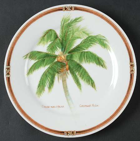Palm Island Salad Plate