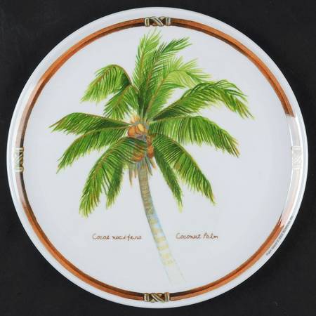 Palm Island Melamine Salad Plate