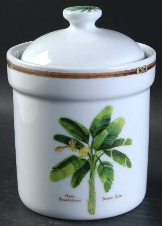 Palm Island 4" Storage Jar & Lid