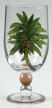 Palm Island 12 Oz Glassware Goblet