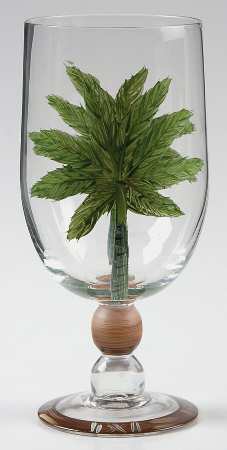 Palm Island 12 Oz Glassware Goblet