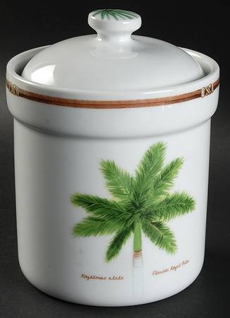 Palm Island 5" Storage Jar & Lid