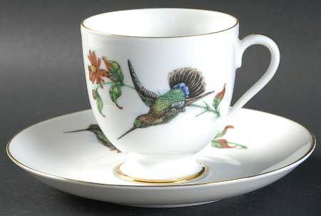 02649 Footed Cup & Saucer Set