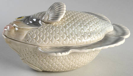 Fishes Figural Sauce Boat No Lid
