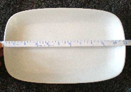 Accentz 11" Rectangular Serving Platter