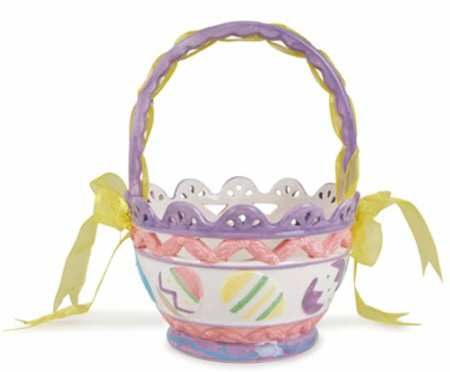 Baskets & Bows 7" Handled Basket