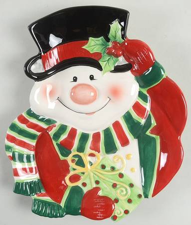 Merry Christmas Snowman by Fitz &amp; Floyd