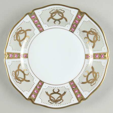 Gold, Enamel & Jeweled Salad Plate