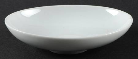 My China! White (Coupe) 4" Oval Bowl