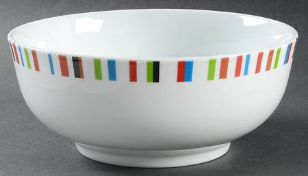 Mod Floral 8" Round Vegetable Bowl