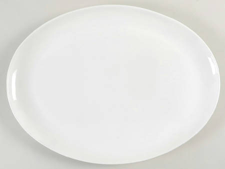 Nevaeh White (Bone) 13" Oval Serving Platter
