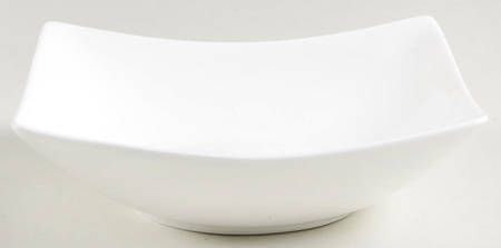 Nevaeh White (Bone) Square Cereal Bowl