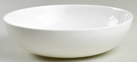Nevaeh White (Bone) 9" Pasta Serving Bowl