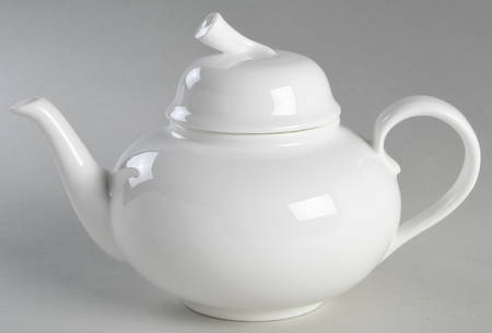 Nevaeh White (Bone) Teapot & Lid