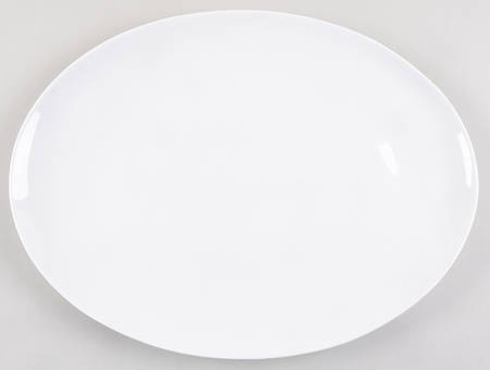 Nevaeh White (Bone) 16" Oval Serving Platter