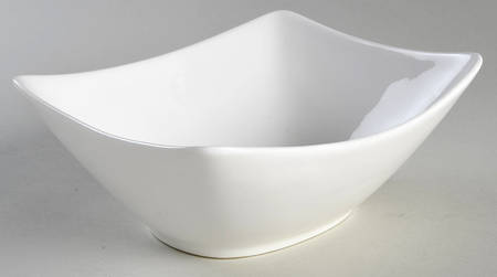 Nevaeh White (Bone) 7" Rectangular All Purpose Bowl