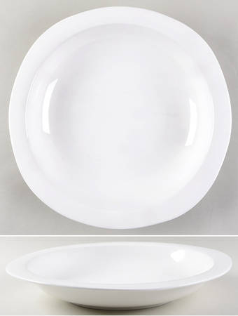 Nevaeh White (Bone) 13" Pasta Serving Bowl