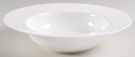 Nevaeh White (Bone) 9" Soup/Pasta Bowl