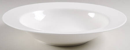 Nevaeh White (Bone) 10" Soup/Pasta Bowl